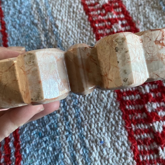 VTG Bohemian Marble Butterfly Napkin/Letter Holder! - Picture 4 of 7